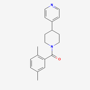 (2,5-Dimethylphenyl)-(4-pyridin-4-ylpiperidin-1-yl)methanone