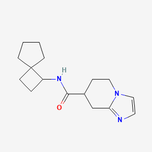 N-spiro[3.4]octan-3-yl-5,6,7,8-tetrahydroimidazo[1,2-a]pyridine-7-carboxamide