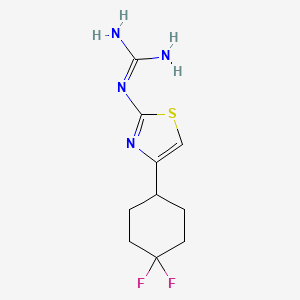 2-[4-(4,4-Difluorocyclohexyl)-1,3-thiazol-2-yl]guanidine