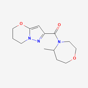 6,7-dihydro-5H-pyrazolo[5,1-b][1,3]oxazin-2-yl-(5-methyl-1,4-oxazepan-4-yl)methanone