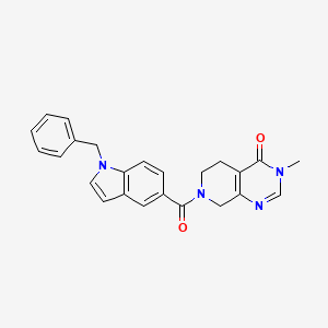 7-(1-benzylindole-5-carbonyl)-3-methyl-6,8-dihydro-5H-pyrido[3,4-d]pyrimidin-4-one