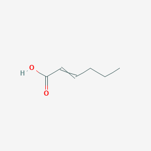 molecular formula C6H10O2 B072109 trans-2-Hexenoic acid CAS No. 1191-04-4