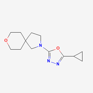 2-(5-Cyclopropyl-1,3,4-oxadiazol-2-yl)-8-oxa-2-azaspiro[4.5]decane