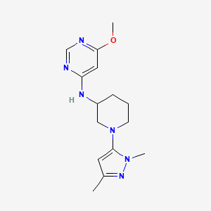 N-[1-(2,5-dimethylpyrazol-3-yl)piperidin-3-yl]-6-methoxypyrimidin-4-amine