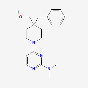 [4-Benzyl-1-[2-(dimethylamino)pyrimidin-4-yl]piperidin-4-yl]methanol