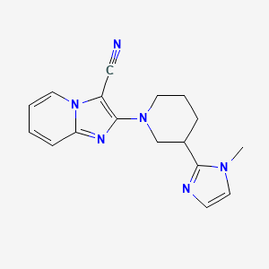 2-[3-(1-Methylimidazol-2-yl)piperidin-1-yl]imidazo[1,2-a]pyridine-3-carbonitrile