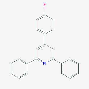 molecular formula C23H16FN B072115 4-(4-Fluorophenyl)-2,6-diphenylpyridine CAS No. 1498-83-5