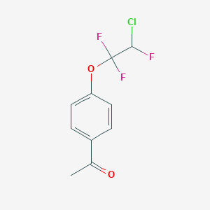 molecular formula C10H8ClF3O2 B072124 4'-(2-Chloro-1,1,2-trifluoroethoxy)acetophenone CAS No. 1536-63-6