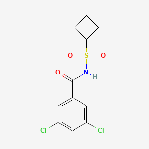 3,5-dichloro-N-cyclobutylsulfonylbenzamide