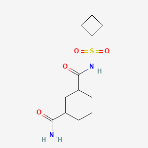 1-N-cyclobutylsulfonylcyclohexane-1,3-dicarboxamide