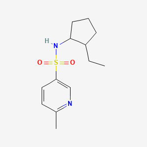 N-(2-ethylcyclopentyl)-6-methylpyridine-3-sulfonamide