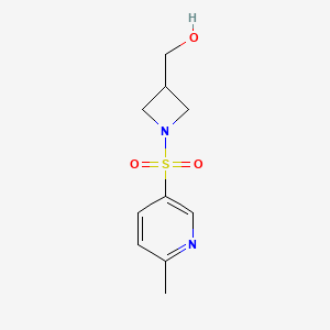 [1-(6-Methylpyridin-3-yl)sulfonylazetidin-3-yl]methanol