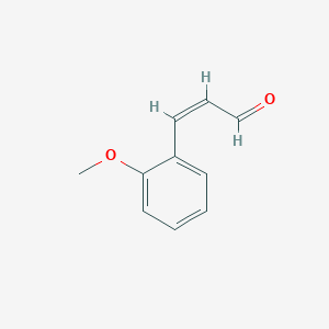 molecular formula C10H10O2 B072128 2-甲氧基肉桂醛 CAS No. 1504-74-1