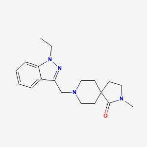 8-[(1-Ethylindazol-3-yl)methyl]-2-methyl-2,8-diazaspiro[4.5]decan-1-one