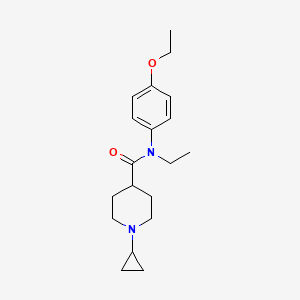 1-cyclopropyl-N-(4-ethoxyphenyl)-N-ethylpiperidine-4-carboxamide