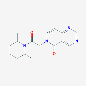 6-[2-(2,6-Dimethylpiperidin-1-yl)-2-oxoethyl]pyrido[4,3-d]pyrimidin-5-one