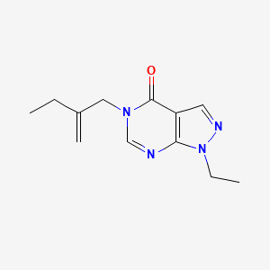 1-Ethyl-5-(2-methylidenebutyl)pyrazolo[3,4-d]pyrimidin-4-one