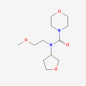 N-(2-methoxyethyl)-N-(oxolan-3-yl)morpholine-4-carboxamide