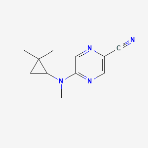 5-[(2,2-Dimethylcyclopropyl)-methylamino]pyrazine-2-carbonitrile