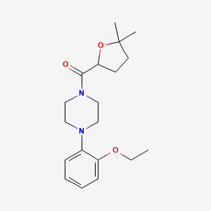 (5,5-Dimethyloxolan-2-yl)-[4-(2-ethoxyphenyl)piperazin-1-yl]methanone