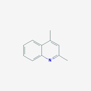 molecular formula C11H11N B072138 2,4-二甲基喹啉 CAS No. 1198-37-4