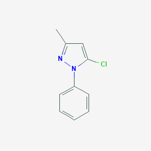 molecular formula C10H9ClN2 B072149 5-氯-3-甲基-1-苯基吡唑 CAS No. 1131-17-5