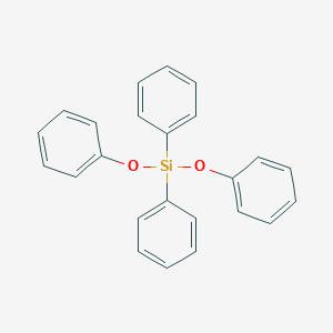 molecular formula C24H20O2Si B072169 二苯氧基二苯基硅烷 CAS No. 1247-19-4