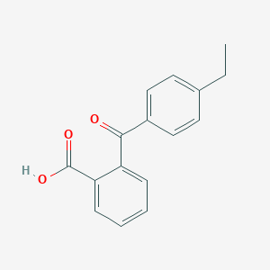 molecular formula C16H14O3 B072206 2-(4-乙基苯甲酰基)苯甲酸 CAS No. 1151-14-0