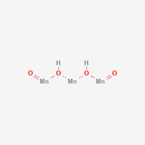 molecular formula Mn3O4<br>H2Mn3O4 B072212 四氧化三锰 CAS No. 1317-35-7