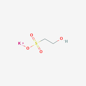 molecular formula C2H6KO4S+ B072247 Potassium 2-hydroxyethanesulfonate CAS No. 1561-99-5