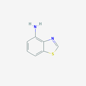 molecular formula C7H6N2S B072255 4-苯并噻唑胺 CAS No. 1123-51-9