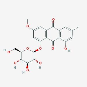 molecular formula C22H22O10 B072260 流黄素 CAS No. 1329-27-7