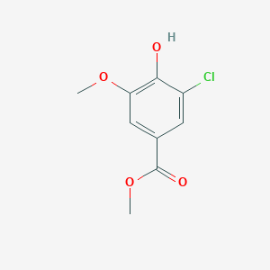 B072333 Methyl 3-chloro-4-hydroxy-5-methoxybenzoate CAS No. 1205-50-1