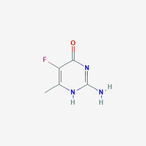 B072356 2-Amino-5-fluoro-6-methylpyrimidin-4(1h)-one CAS No. 1597-35-9