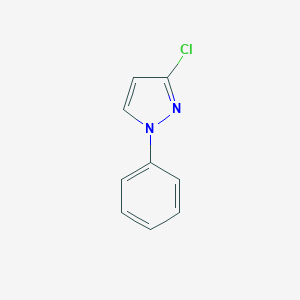 molecular formula C9H7ClN2 B072365 3-Chloro-1-phenyl-1H-pyrazole CAS No. 1128-55-8