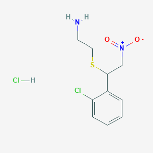 molecular formula C10H14Cl2N2O2S B072368 Nitralamine hydrochloride CAS No. 1432-75-3