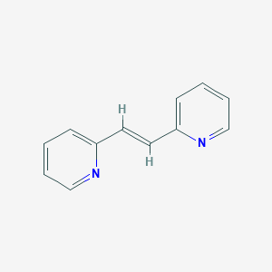 molecular formula C12H10N2 B072373 1,2-Di(2-pyridyl)ethylene CAS No. 1437-15-6