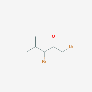 molecular formula C6H10Br2O B072378 1,3-Dibromo-4-methyl-2-pentanone CAS No. 1577-29-3