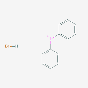 molecular formula C12H11BrI+ B072381 Diphenyliodonium bromide CAS No. 1483-73-4