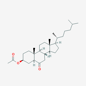 molecular formula C29H48O3 B072384 6-Oxocholestan-3beta-ol acetate CAS No. 1256-83-3