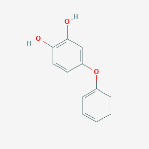 molecular formula C12H10O3 B072387 4-Phenoxybenzene-1,2-diol CAS No. 1138-67-6