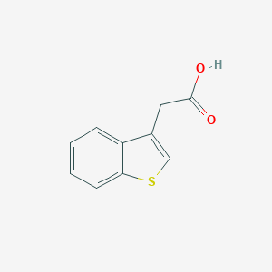 molecular formula C10H8O2S B072388 Benzo[b]thiophene-3-acetic acid CAS No. 1131-09-5
