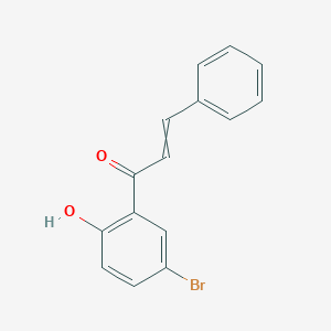 molecular formula C15H11BrO2 B072396 1-(5-Bromo-2-hydroxyphenyl)-3-phenylprop-2-en-1-one CAS No. 1218-22-0