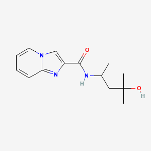 N-(4-hydroxy-4-methylpentan-2-yl)imidazo[1,2-a]pyridine-2-carboxamide