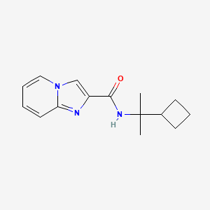 N-(2-cyclobutylpropan-2-yl)imidazo[1,2-a]pyridine-2-carboxamide