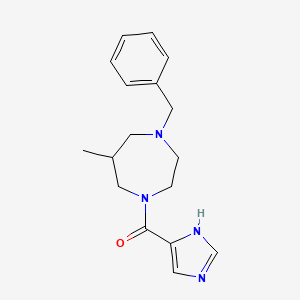 (4-benzyl-6-methyl-1,4-diazepan-1-yl)-(1H-imidazol-5-yl)methanone