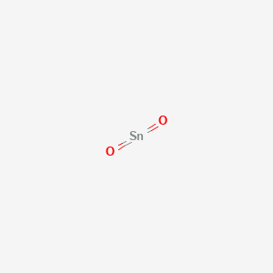 molecular formula SnO2<br>O2Sn B072398 Tin(IV) oxide CAS No. 1317-45-9