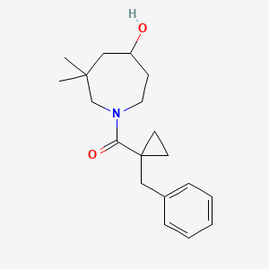 (1-Benzylcyclopropyl)-(5-hydroxy-3,3-dimethylazepan-1-yl)methanone