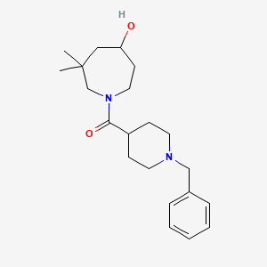 (1-Benzylpiperidin-4-yl)-(5-hydroxy-3,3-dimethylazepan-1-yl)methanone