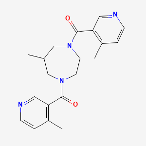 [6-Methyl-4-(4-methylpyridine-3-carbonyl)-1,4-diazepan-1-yl]-(4-methylpyridin-3-yl)methanone